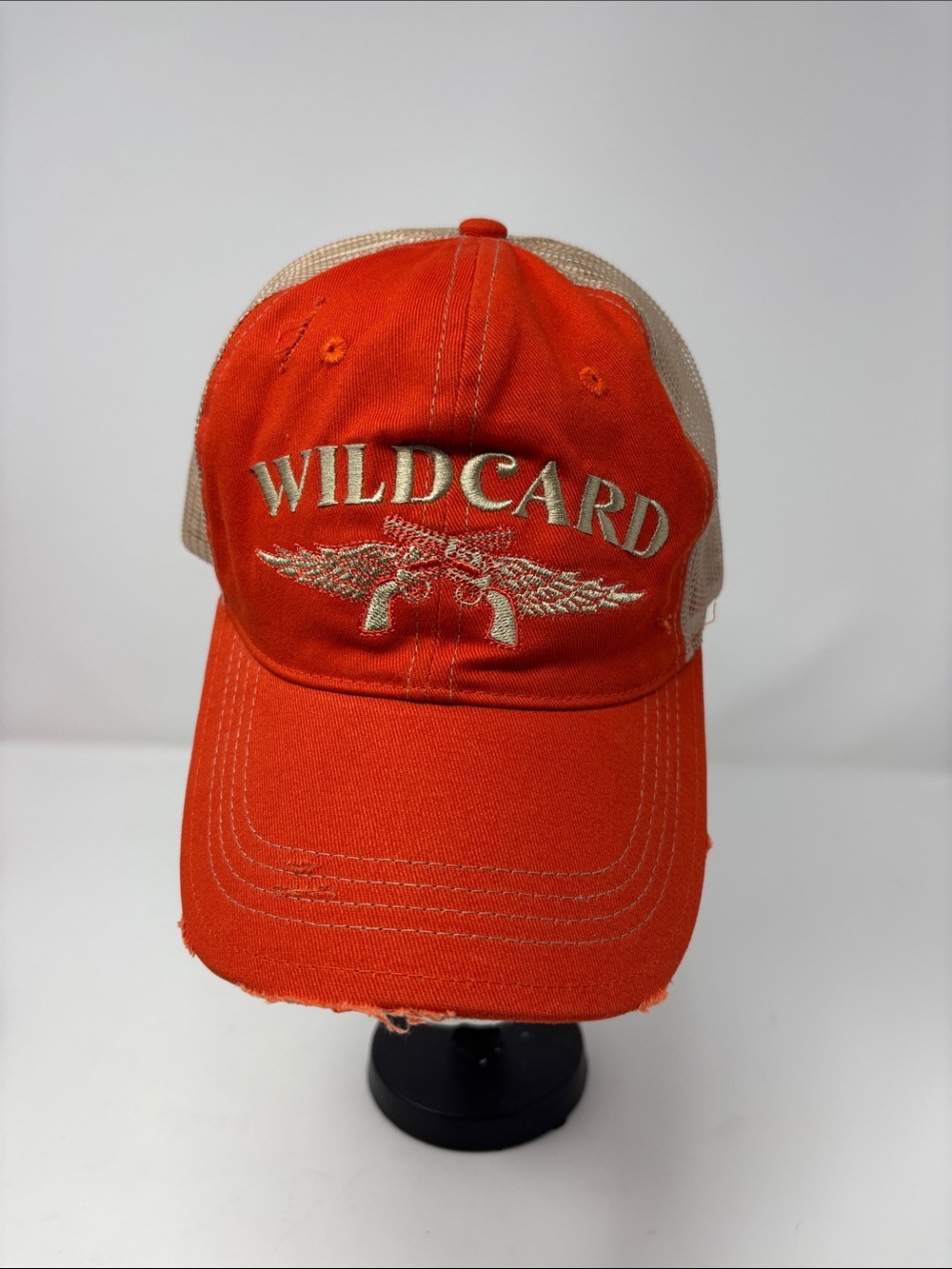 Miranda Lambert WILDCARD Orange Mesh Trucker Hat adjustable